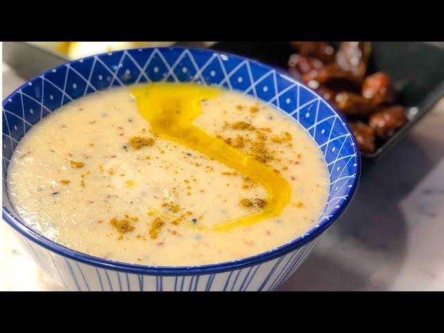 Traditional Moroccan soup  حساء مغربي تقليدي