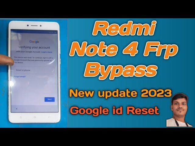 How To Frp Lock Unlock Redmi Note 4 | Gmail Account Bypass | Android 11 (2023)