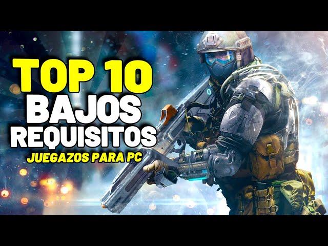 10 JUEGOS para PC de BAJOS RECURSOS 2022 (+links) | 4GB de RAM sin GRÁFICA