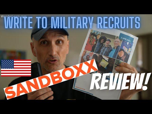 Sandboxx Letters Review! Mail Military Recruits in Bootcamp and Basic Training!