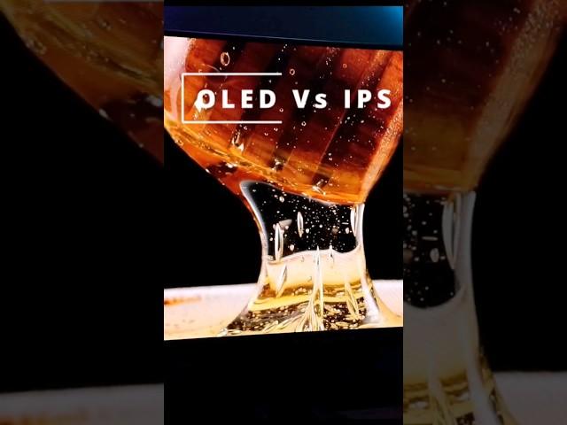 OLED Vs IPS Visual difference. #gaming #alienware #oled #monitor