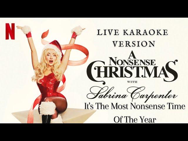 Sabrina Carpenter - Its The Most Nonsense Time Of The Year[Live Karaoke Studio/A Nonsense Christmas]