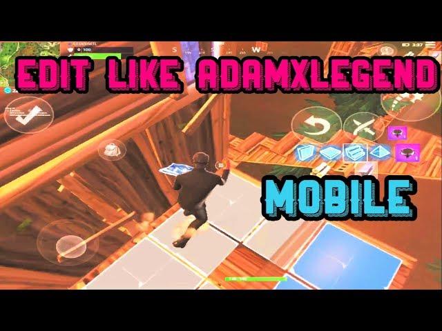 Edit like PC players on mobile - Fortnite mobile edit guide