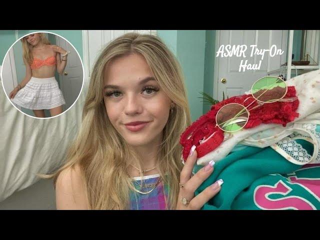 ASMR Try-On Summer Haul  (clothing + accessories)