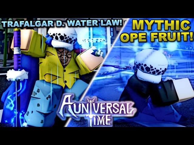 I Became Trafalgar D. Water Law! (Ope Fruit) In Roblox A Universal Time... Here's What Happened!