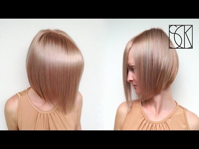 BOB HAIRCUT with layers - tutorial by SANJA KARASMAN