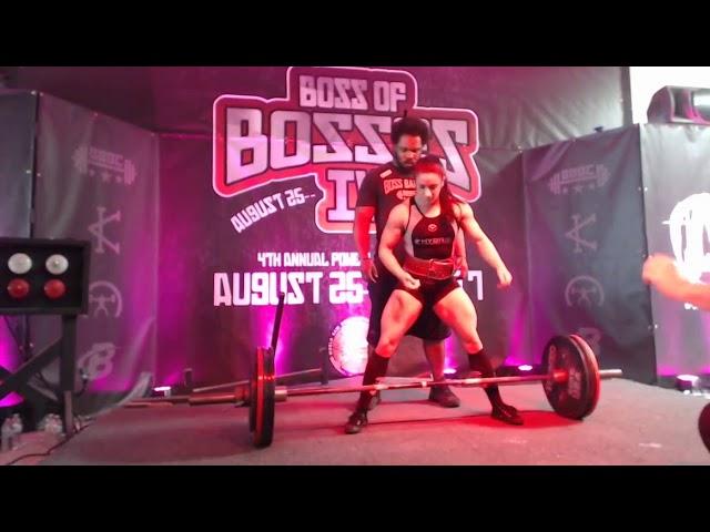 Stefanie Cohen - 1st Place Raw Overall 490 kg/1080.3 lbs Total - Boss Of Bosses 4