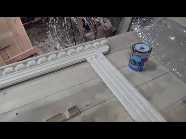 Изготовление оконных наличников из дерева / DIY Door window