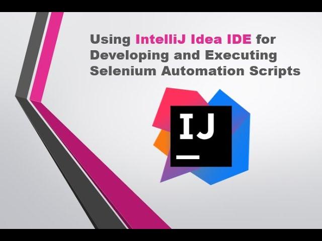 Configure Selenium in IntelliJ IDEA