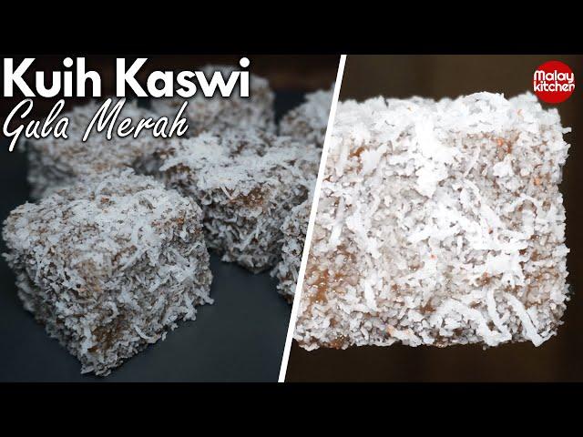 Cara buat kuih kaswi sukatan cawan | resepi mudah, lembut dan sedap