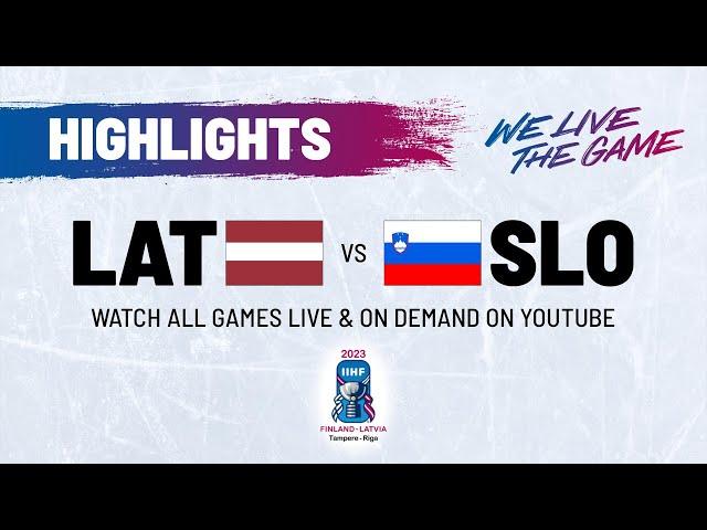 Highlights | Latvia vs. Slovenia | 2023 #IIHFWorlds