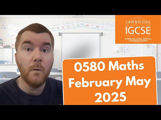 iGCSE 0580 Maths Predictions Predicted Papers May 2025