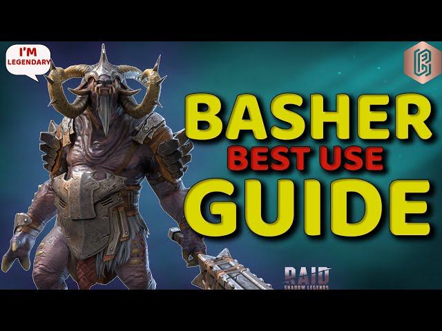 Best way to Use Basher | Full Build & Masteries | Raid: Shadow Legends