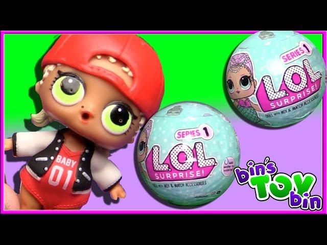 L.O.L. Lil Outrageous Littles Surprise Baby Dolls Opening! | Bin's Toy Bin