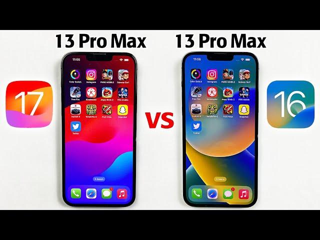 iOS 17 vs iOS 16 SPEED TEST - iPhone 13 Pro Max iOS 17 vs iOS 16 SPEED TEST - Should You Upgrade?