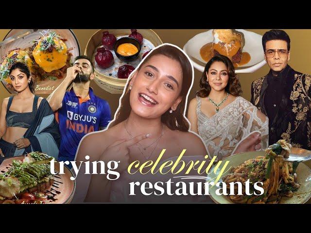 I ate at EVERY Celebrity Restaurant in Mumbai SO expensive 🫣| Aashi Adani