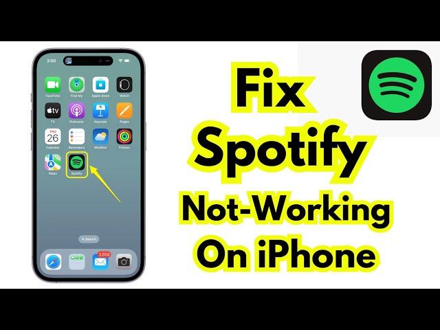 Spotify Not Working On iPhone Fixed ! How To Fix Spotify Keeps Crashing On iPhone 2023