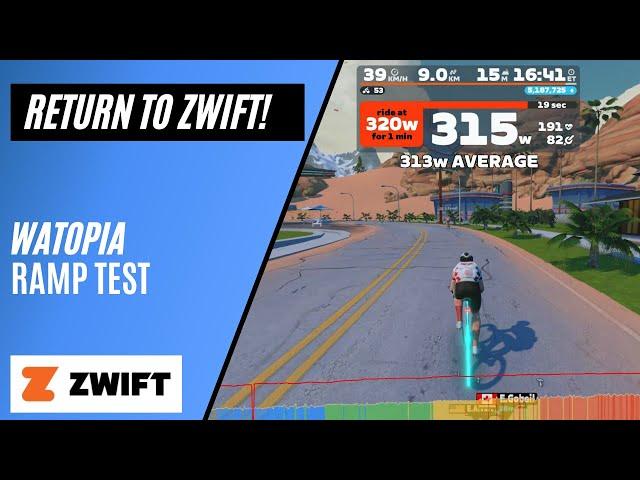 FTP Ramp Test: A Start to the Zwift Racing Season