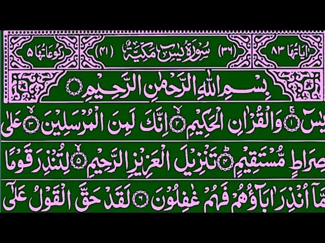 Surah Yaseen Surah Ar Rahman || Best Qur'an Recitation || Surah Yasin full || Full Arabic text HD