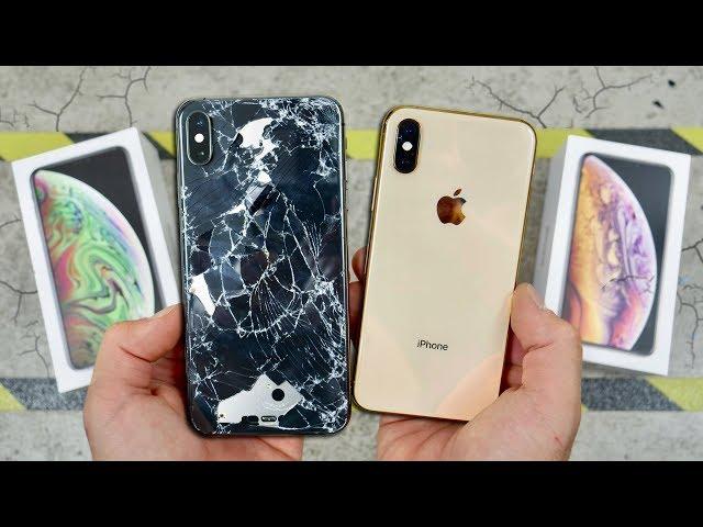 iPhone XS vs XS Max DROP Test! Worlds Strongest Glass!