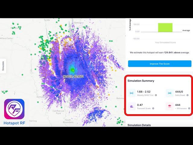 How to Calculate Helium Mining Rewards (HotspotRF Live Demo w/ Helium Deploy)