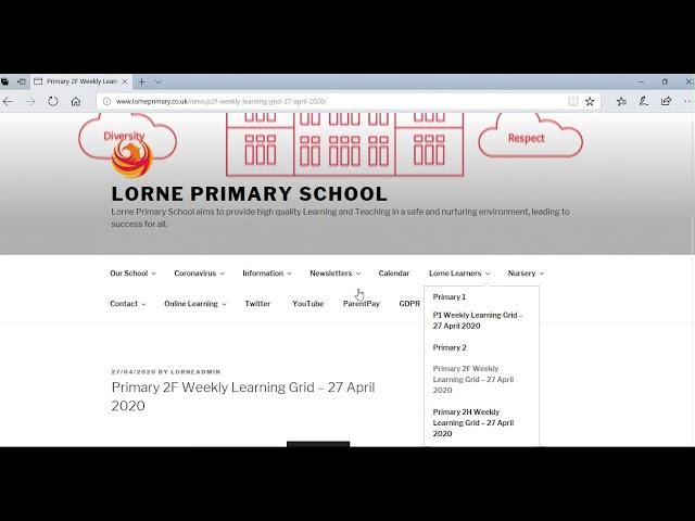 How to Weekly Learning Grids