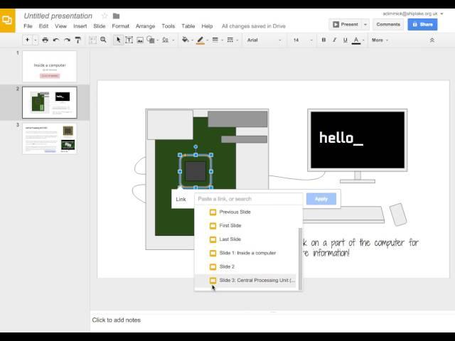 05 Adding Links To Slides (Making Interactive Presentations with Google Slides)