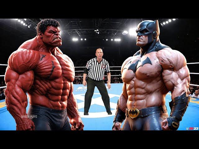 RED HULK VS BATMAN - EPIC BATTLE