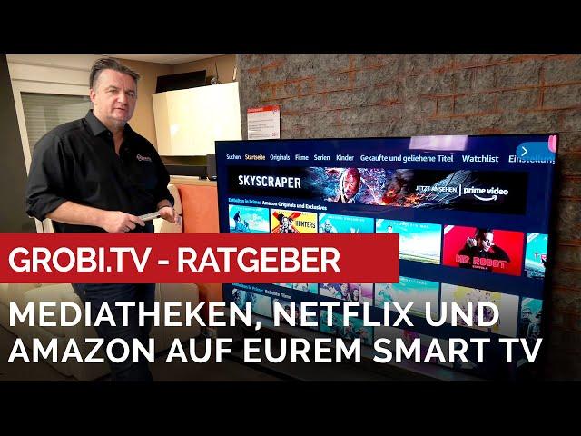 So könnt ihr die Mediatheken, Netflix und Amazon auf eurem SMART TV sehen