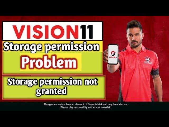 Vision 11 storage permission problem | Vision 11 storage permission is not granted | Vision 11 |