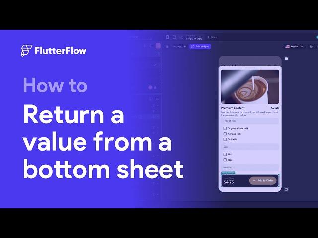 How to Return a Value from a Bottom Sheet