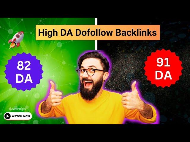 Get 2 High DA Dofollow Backlinks - Instant Approval