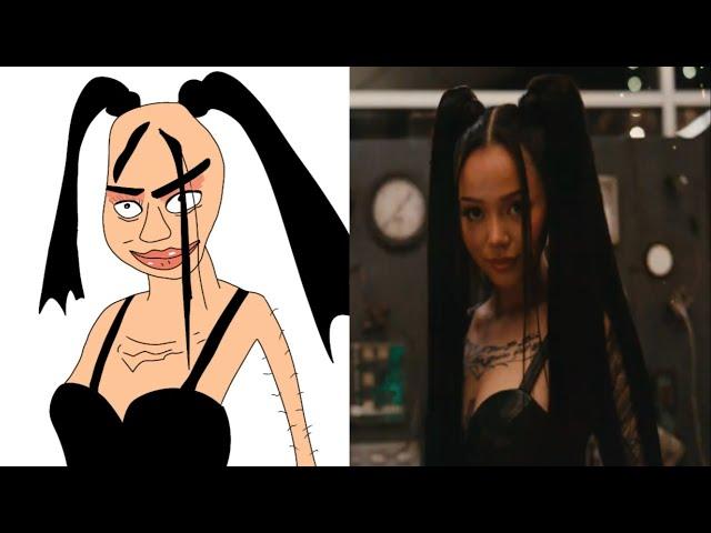 Build a b*tch drawing meme | Bella Poarch | Can I Draw You