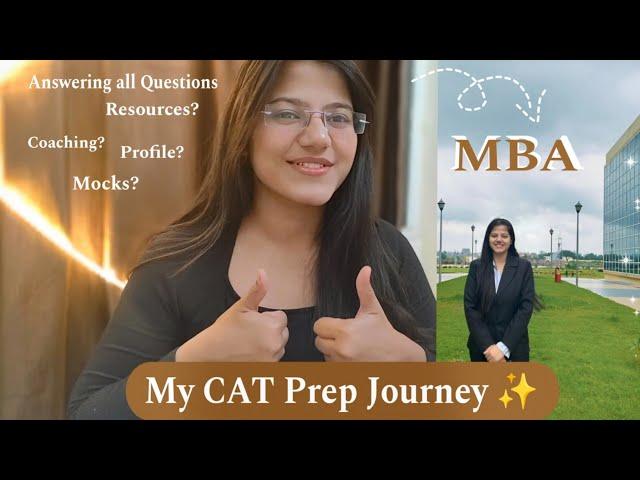 My CAT Exam Preparation Journey #CAT #mba #iim