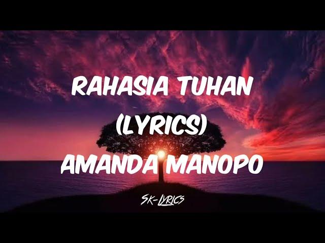 Amanda Manopo - Rahasia Tuhan (Lyrics)