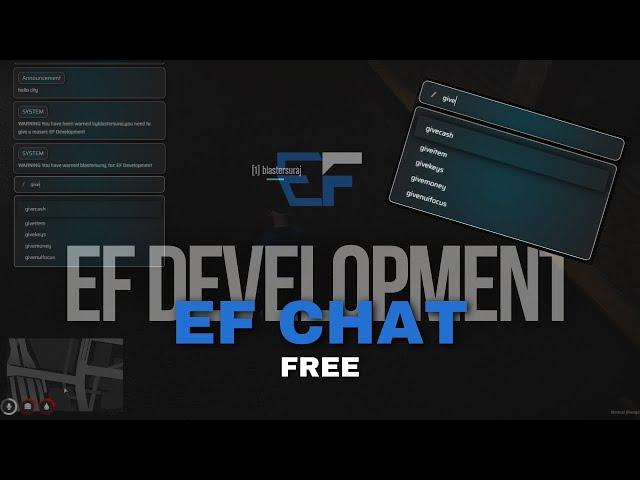 [FREE] EF Chat | FiveM | EF DEVELOPMENT