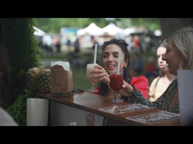 Fruzo & Triple 3 Slushy Drinks at Wine and Food Festival (15 sec). Wide format #1.