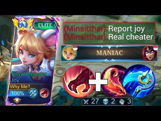 DAMAGE JOY JUNGLE IN SOLO RANKED GAME!! TOTALLY INSANE!! (Must try)