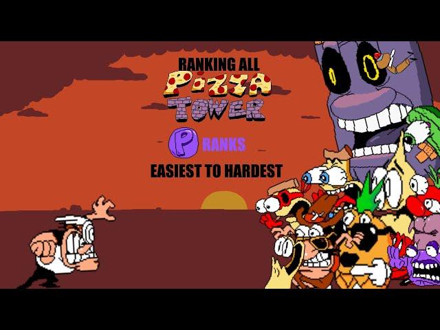 Pizza Tower P ranks: Ranked EASIEST to HARDEST