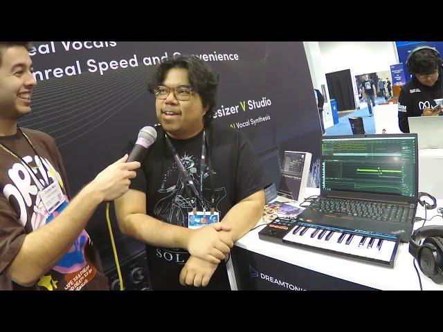 Synthesizer V Studio - AI Voice - NAMM 2024 - KUCR