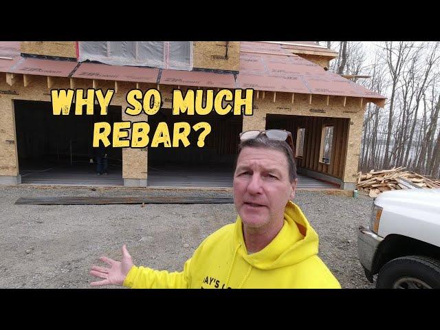 Big Garage Floor With Mat Of Rebar (Heavy Duty Concrete Floor)