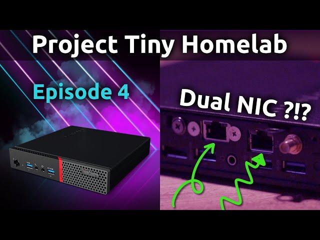 Dual NIC on a Lenovo Tiny Thinkcentre? Proxmox bond set-up  - Project Tiny Homelab EP4