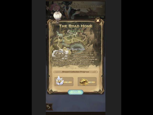 【AFK Arena】THE ROAD HOME (8x speed) 故郷への道