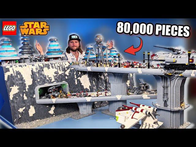 I Spent 8 Months Building A Massive LEGO Star Wars City Under Siege!