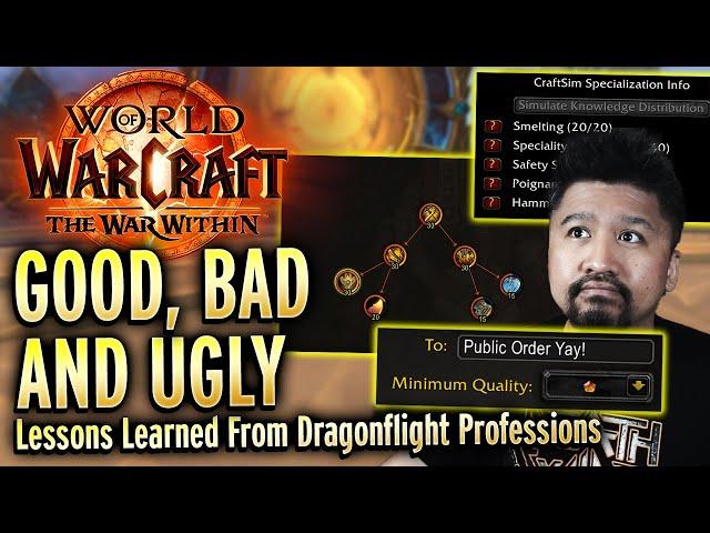 How Professions Should Improve In World of Warcraft: The War Within - Feedback For Developers