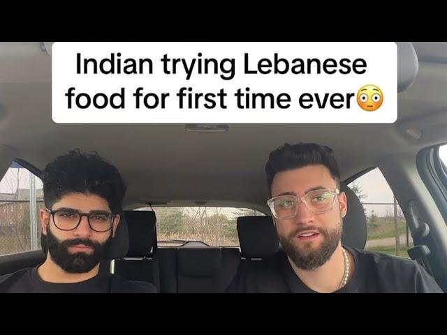 Indian trying Lebanese food for first time ever