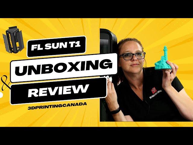 UNBOXING AND REVIEWING THE NEW FLSUN T1 3D PRINTER