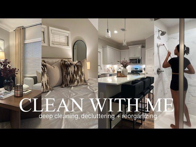 CLEAN WITH ME | WHOLE HOUSE DEEP CLEANING & ORGANIZING