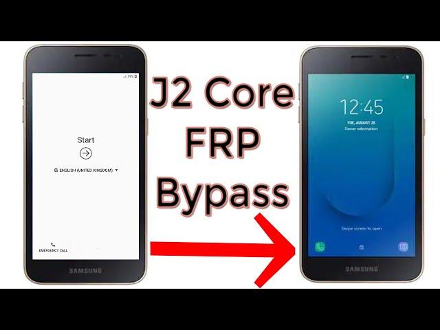 Samsung J2 Core Bypass Google Account/Frp Unlock NO Pin Lock Sim