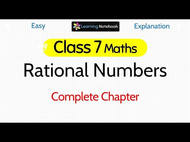 Class 7 Maths Rational Numbers